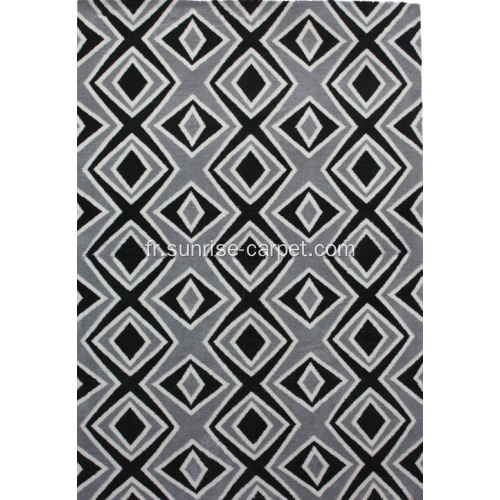 Tapis usé en machine classique et design morden